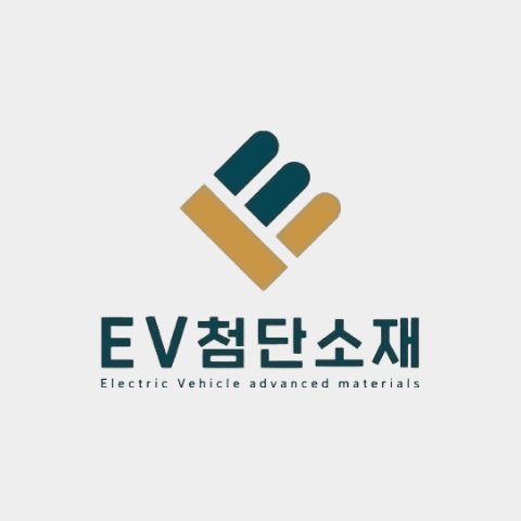 이브이첨단소재 로고